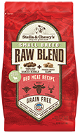 Stella &amp; Chewy&#39;s Raw Blend Small Breed Red Meat Recipe Freeze-Dried Raw &amp; Dry Dog Food - 3.5 Pound