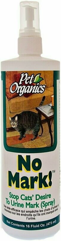 NaturVet Pet Organics No Mark! Stops Cats&#39; Desire to Urine Mark - 16 oz. Bottle