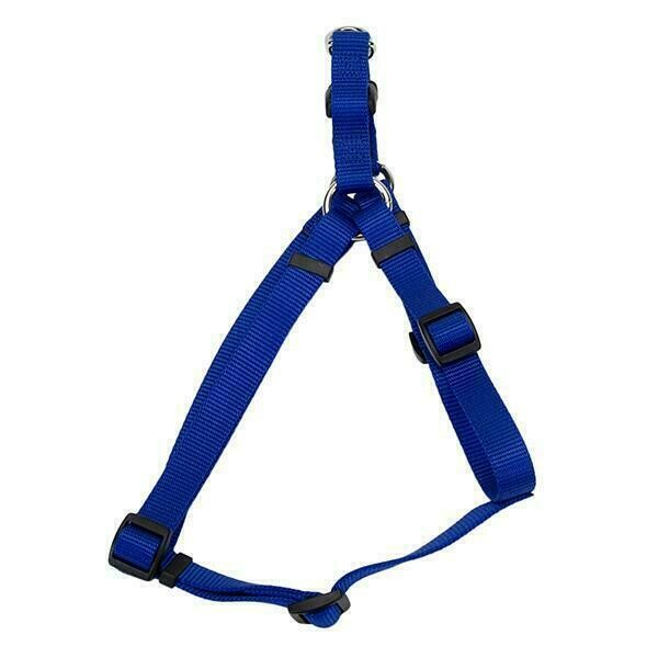 Coastal Pet Comfort Wrap Adjustable Nylon Harness - Blue &amp; Small ( 16&quot;-24&quot; Girth - 5/8&quot; Straps )