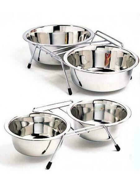 Ethical Pet Diner Time Stainless Double Diner Dog or Cat 1 pt