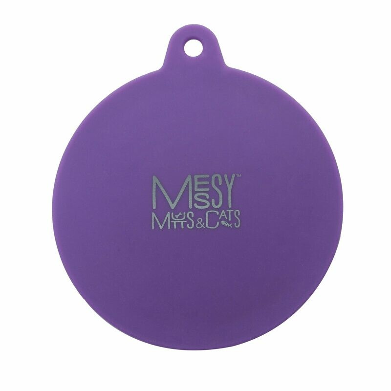 Messy Mutts Silicone Dog &amp; Cat Can Cover - Purple