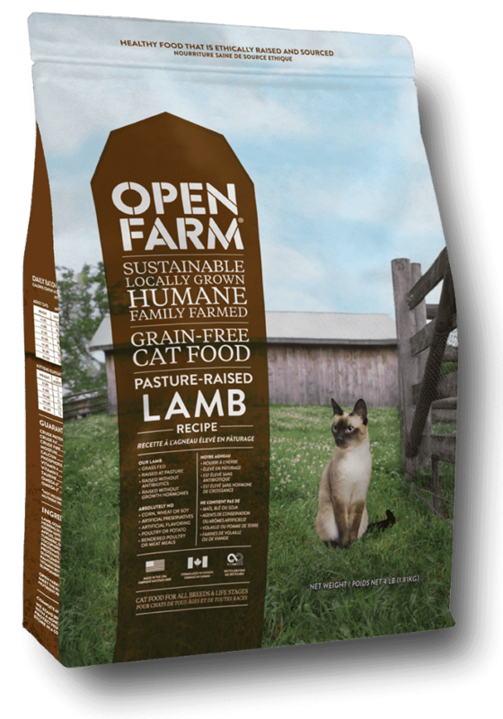Open Farm Grain-Free Pasture Raised Lamb Recipe Dry Cat Food - 4 Pound