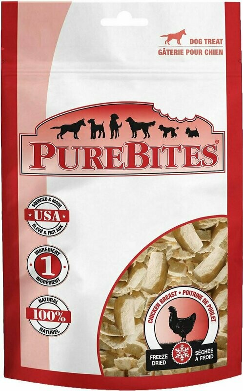 Pure Bites Freeze Dried Chicken Breast Dog Treats 11.6 oz