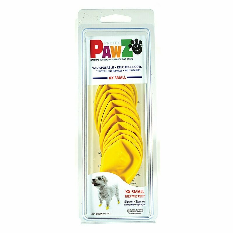 Pawz Booties XXS Yellow