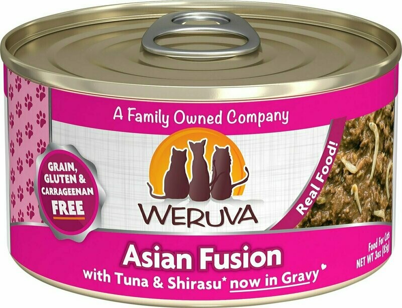 Weruva Cat Classic Asian Fusion with Tuna &amp; Shirasu Grain-Free Wet Cat Food - 3 oz.