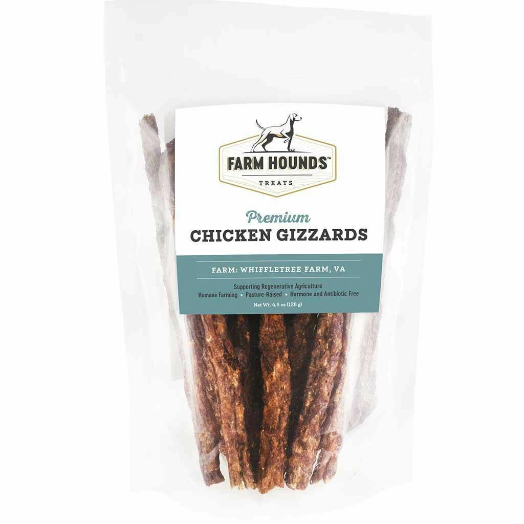 Farm Hounds Dog Treats Chicken Gizzards 4.5 oz