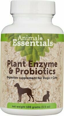 Animal Essentials Plant Enzyme &amp; Probiotics Dog &amp; Cat Supplement - 3.5 oz. Bottle
