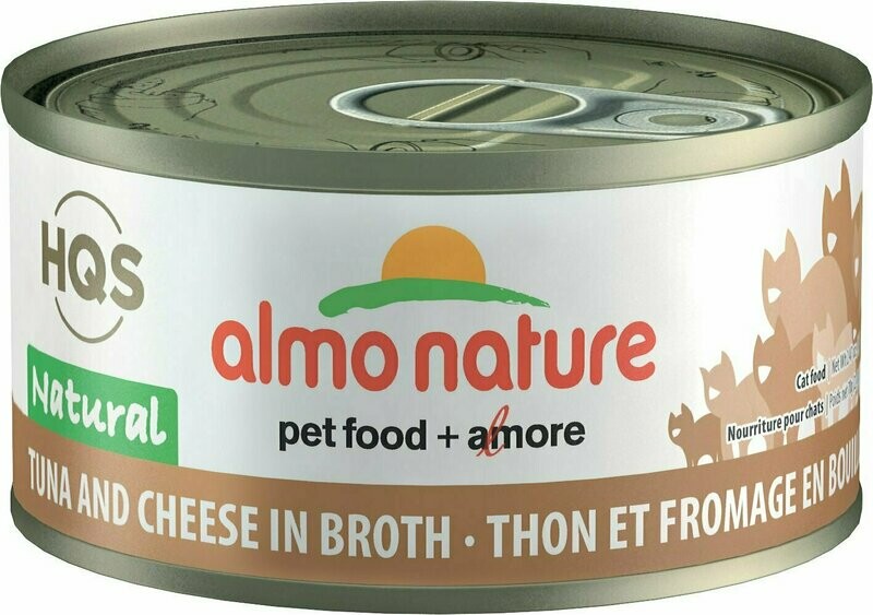 Almo Nature Legend 100% Natural Tuna with Cheese Adult Grain-Free Canned Cat Food - 2.47 oz.