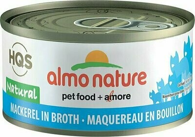 Almo Nature Legend 100% Natural Mackerel Adult Grain-Free Canned Cat Food - 2.47 oz.