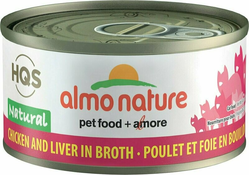 Almo Nature Legend 100% Natural Chicken and Liver Adult Grain-Free Canned Cat Food - 2.47 oz.