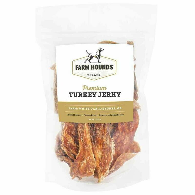 Farm Hounds Premium Turkey Jerky Dog Treats - 3.5 oz.