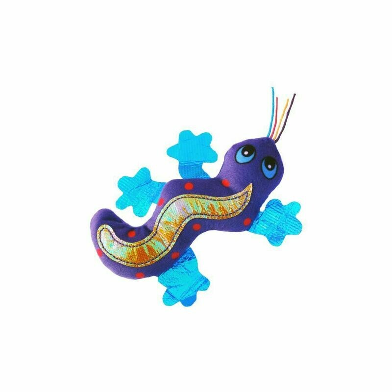 Kong Better Buzz Gecko Catnip Toy - Purple