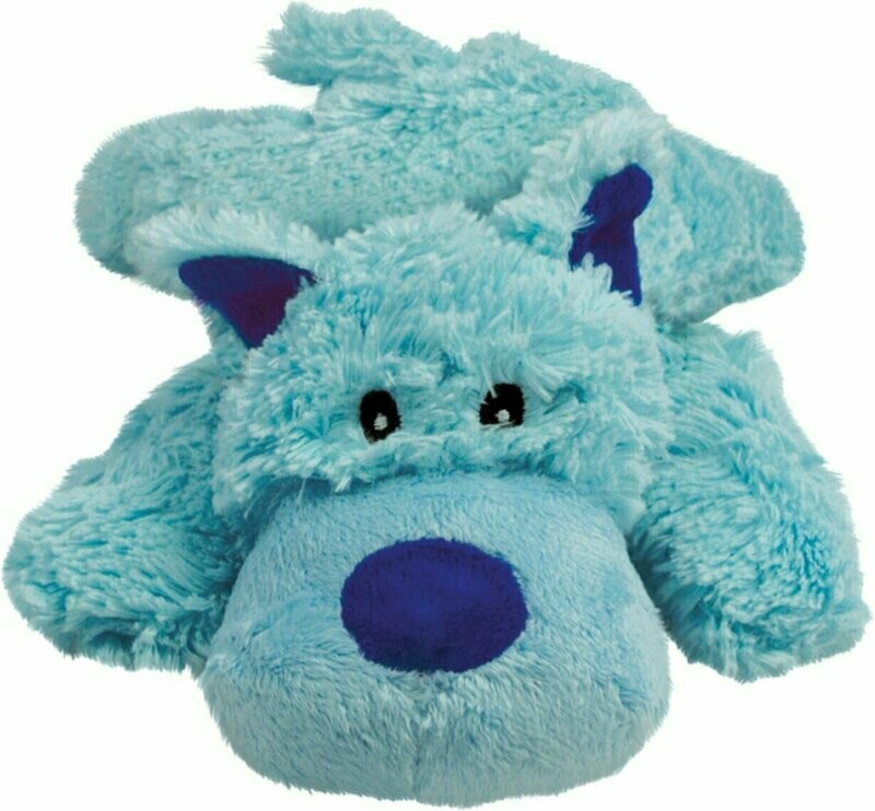 KONG The Cozie Baily Plush Dog Toy - Blue - Medium