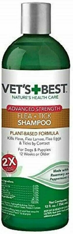 Vet’s Best Natural Anti-flea Easy Spray Dog Shampoo, 16 oz.