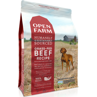 Open Farm Grass-Fed Beef Recipe Grain-Free Dry Dog Food - 4.5 Pound
