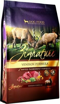 Zignature Venison Limited Ingredient Formula Grain-Free Dry Dog Food - 4 Pound bag