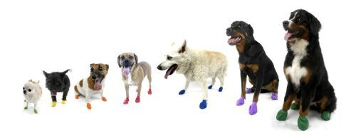 Pawz Natural Rubber Waterproof Dog Boots Xs Black 12 Pack