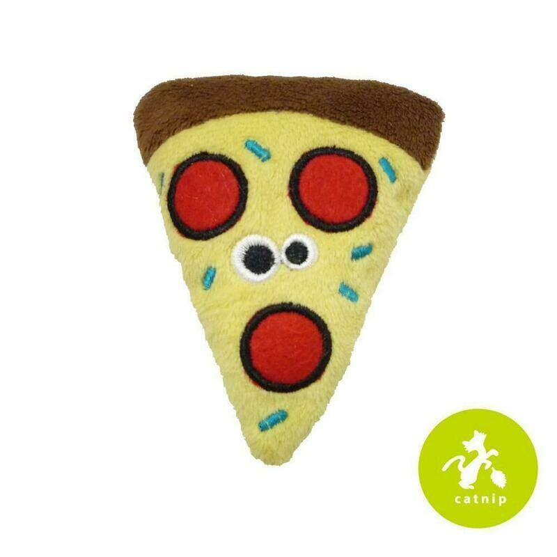 Mad Cat Peppurroni Pizza Catnip &amp; Silvervine Cat Toy