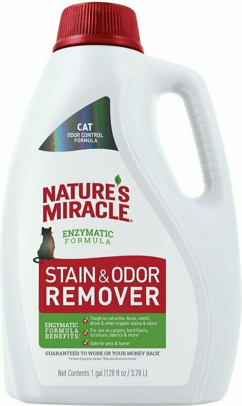 Nature&#39;s Miracle Cat Enzymatic Stain &amp; Odor Remover, 32 oz.