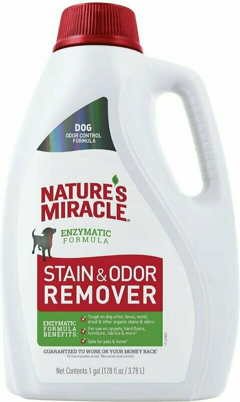 Nature&#39;s Miracle Dog Enzymatic Stain &amp; Odor Remover, 32 oz.