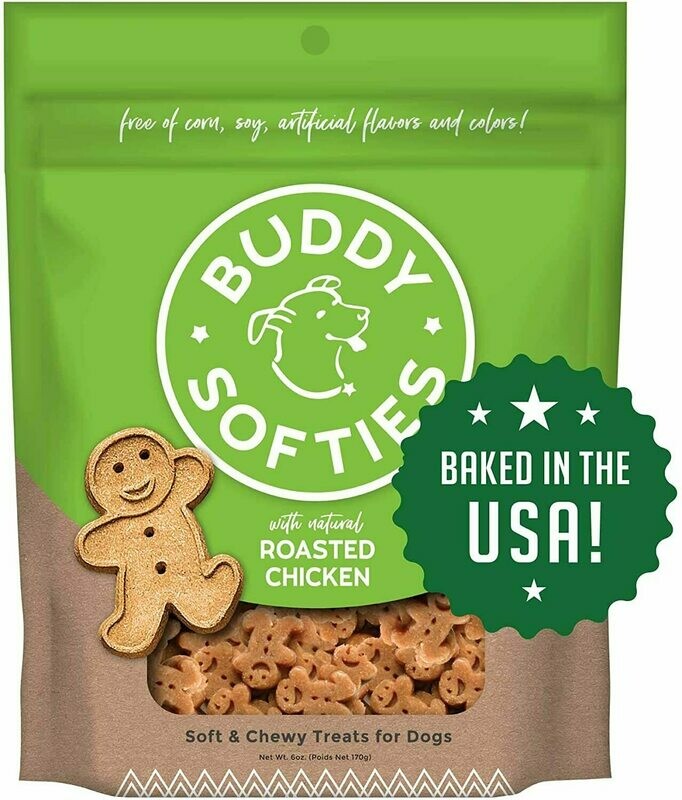 Buddy Biscuits With Roasted Chicken Soft &amp; Chewy Dog Treats, 6 oz.