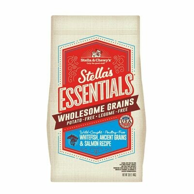 Stella &amp; Chewy&#39;s Essentials Wholesome Grains Whitefish, Salmon &amp; Ancient Grains Dry Dog Food - 3 Pound
