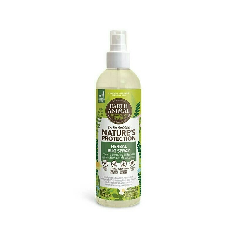 Earth Animal Nature&#39;s Protection Herbal Bug Spray for Dogs - 8 oz.