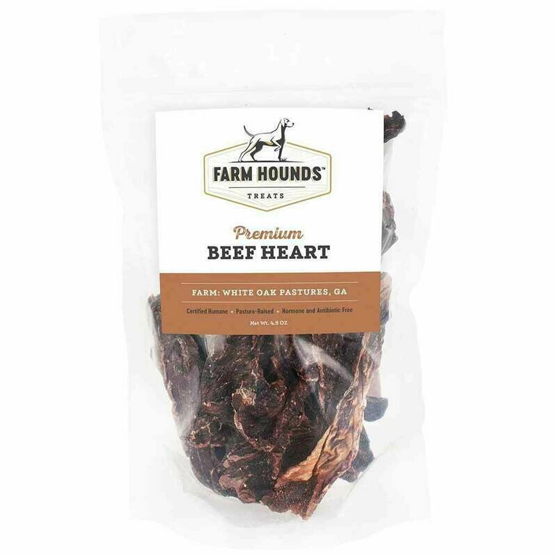 Farm Hounds Premium Beef Hearts Dog Treats - 4.5 oz.