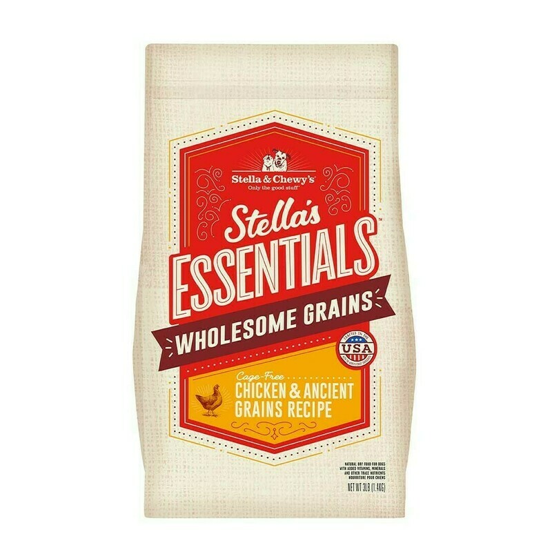 Stella &amp; Chewy&#39;s Essentials Wholesome Grains Chicken &amp; Ancient Grains Dry Dog Food - 3 Pound