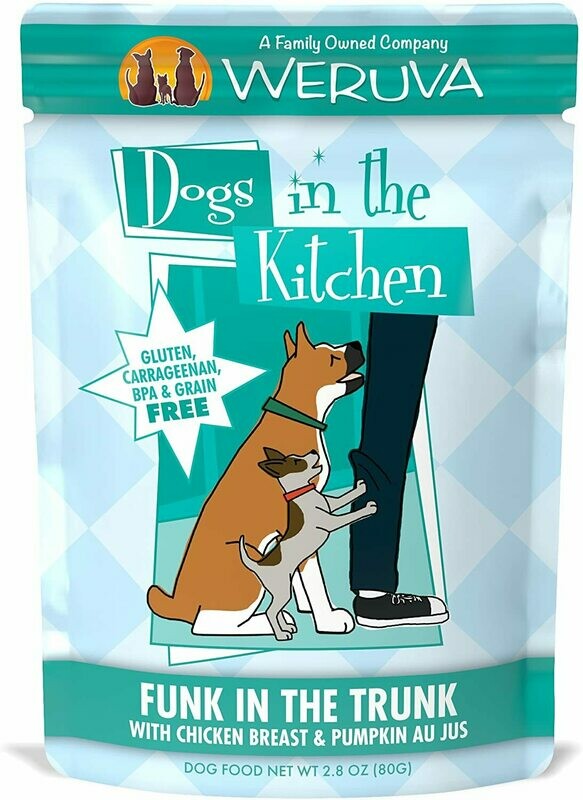 Weruva Dogs in the Kitchen Funk in the Trunk with Chicken Breast &amp; Pumpkin Au Jus Grain-Free Wet Dog Food - 2.8 oz