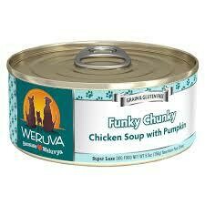 Weruva Dog Classic Funky Chunky Chicken Soup with Pumpkin Grain-Free Wet Dog Food - 5.5 oz.