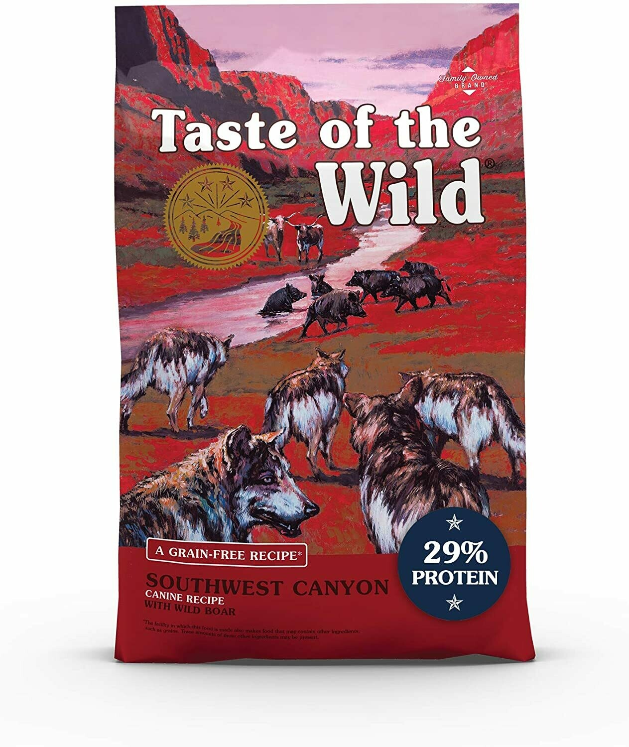 Taste of the Wild Southwest Canyon Grain-Free Dry Dog Food - 5 Pound