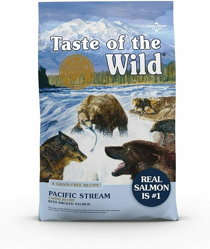 Taste of the Wild Pacific Stream Grain-Free Dry Dog Food - 5 Pound