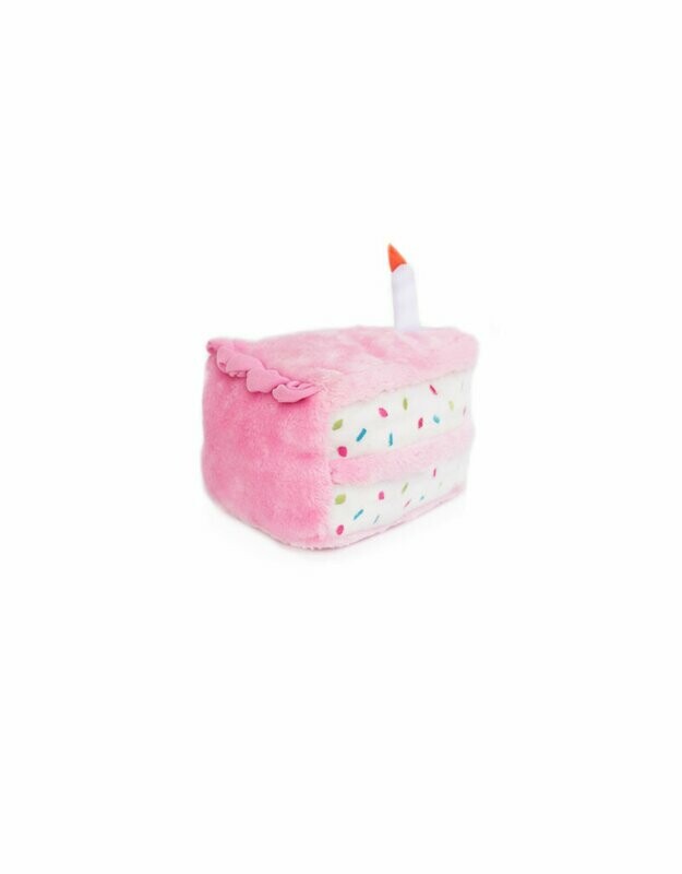 ZippyPaws Birthday Cake Pink
