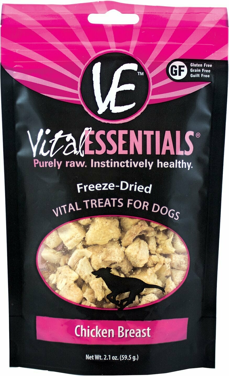 VitalEssentials Dog Freeze Dried Chicken Breast 2.1oz