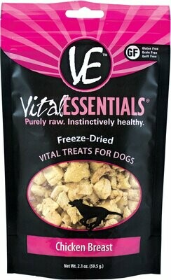 VitalEssentials Dog Freeze Dried Chicken Breast 2.1oz