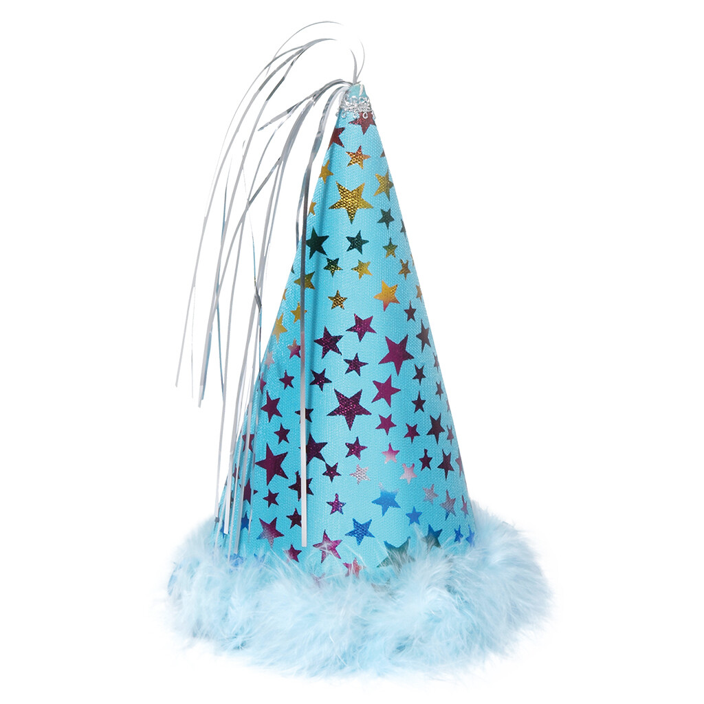 Charming Pet Party Hat Blue Large