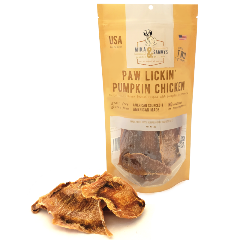 Mika &amp; Sammy&#39;s Paw Lickin&#39; Pumpkin Chicken 5oz