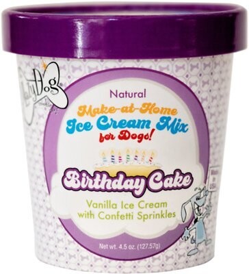 Lazy Dog Make at Home Ice Cream Mix Birthday Cake Flavor 4.5 oz