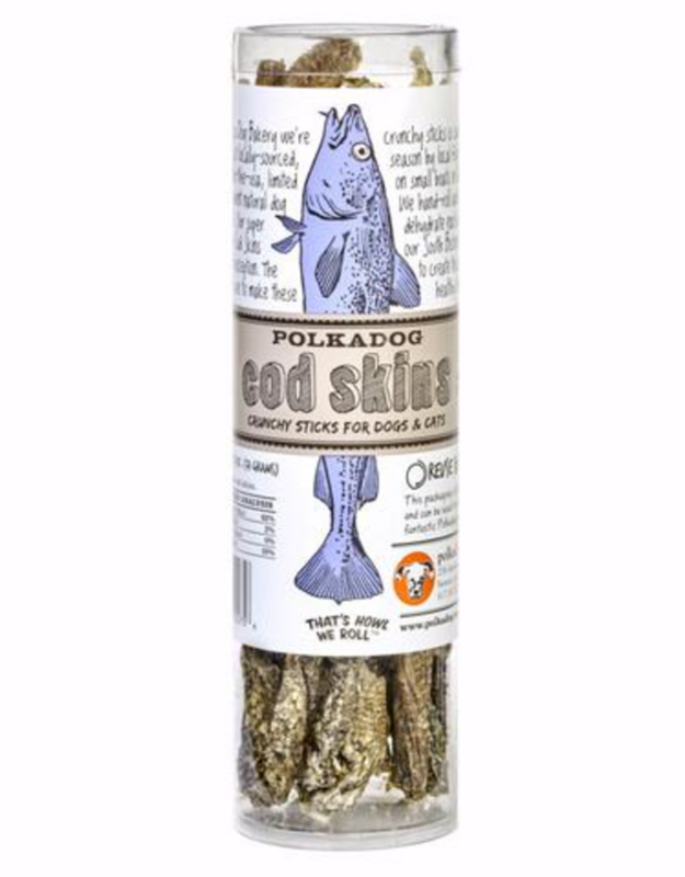 Polka Dog Cod Skins Tube 2.5oz