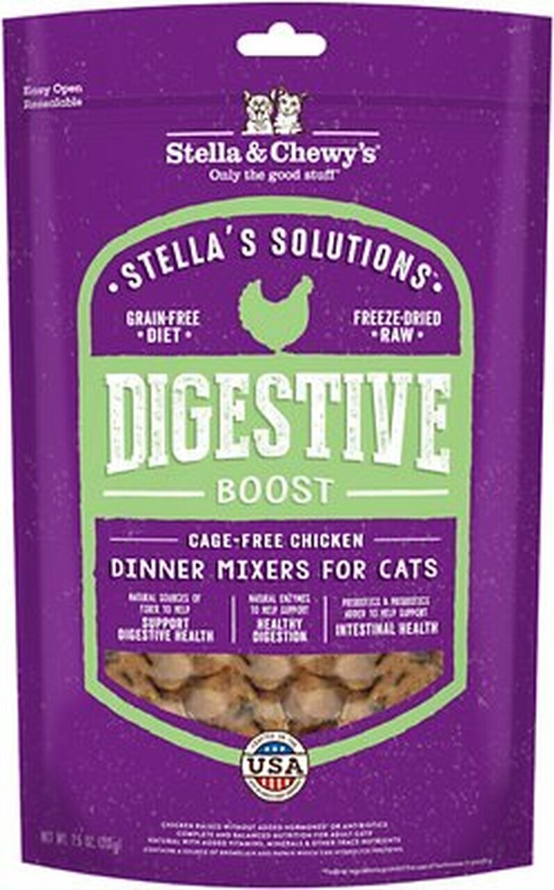 Stella &amp; Chewy Digestive Boost Dinner Mixers for Cats