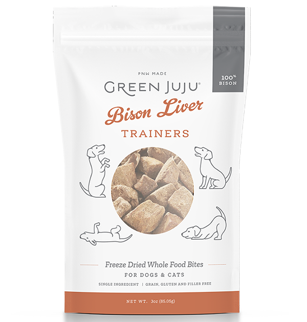 Green Juju Bison Liver Trainers 3oz.