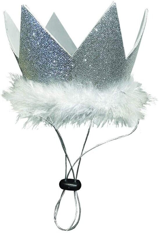 H&amp;K Party Crown Silver Small
