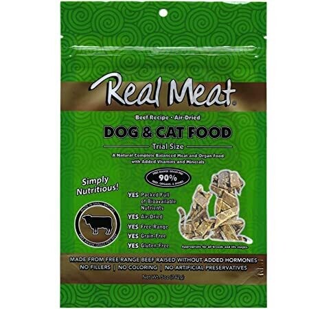 Real Meat Air Dried Dog/Cat Food Beef 5oz