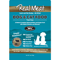 Real Meat Air Dried Dog/Cat Food Lamb &amp; Fish 5oz