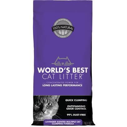 World’s Best Lavender Scented Multi Cat Litter 28lb.