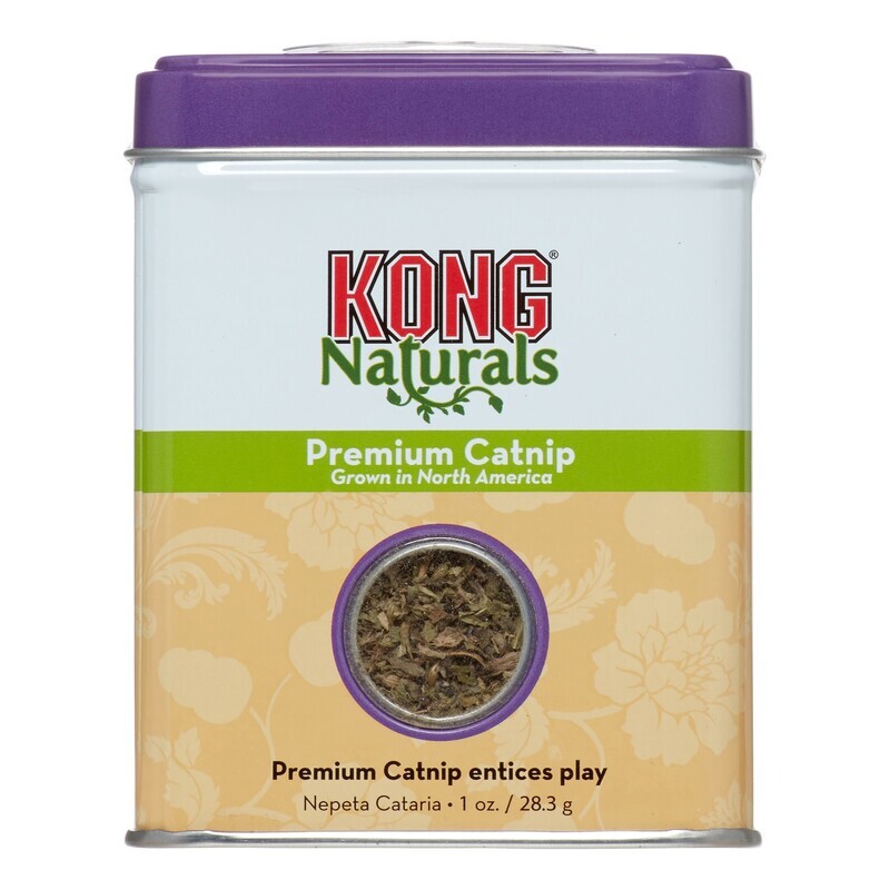 KONG Naturals Premium Catnip - 1 oz. Tin