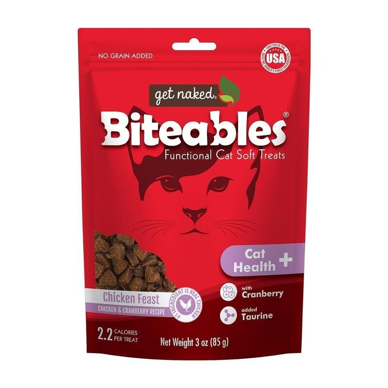 Get Naked Biteables Cat Health Chicken Feast 3oz
