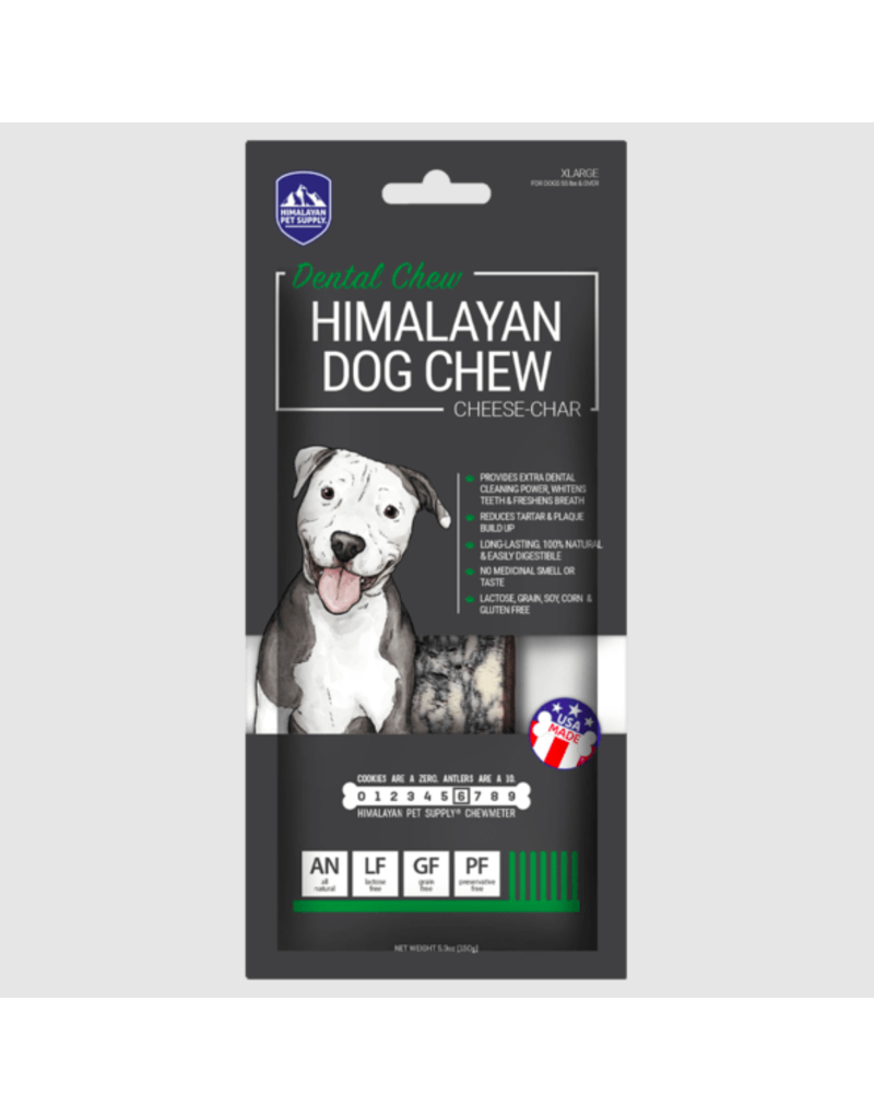Himalayan Cheese-Char Dental Dog Chew XL 5.3oz