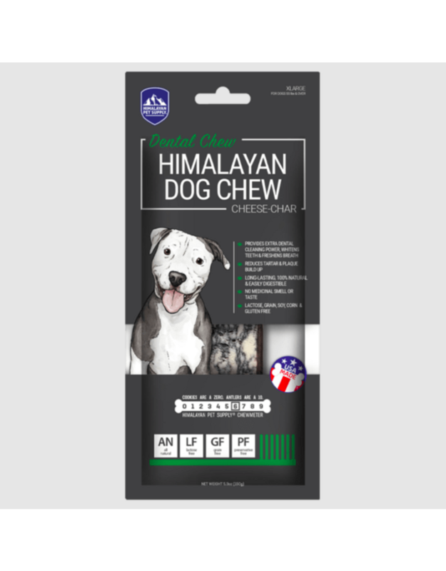 Himalayan Cheese-Char Dental Dog Chew XL 5.3oz